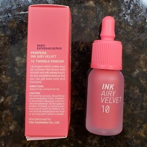 NIB Peripera Ink Airy Velvet 10 Twinkle Pinkism